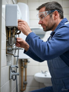 رسوب‌زدایی پکیج دیواری بوتان در خانه